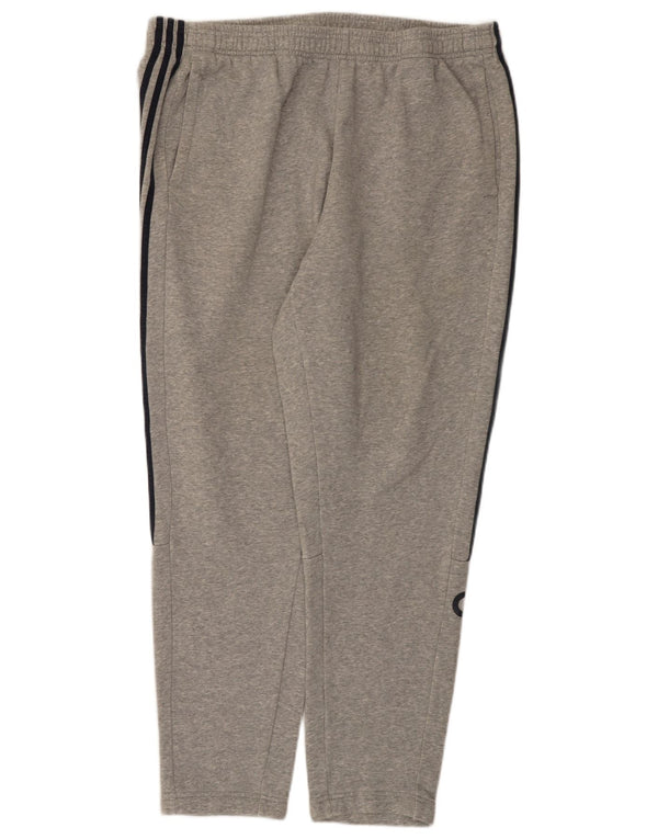 Męskie spodnie dresowe Adidas Graphic 2XL Szare nakrapiane bawełniane