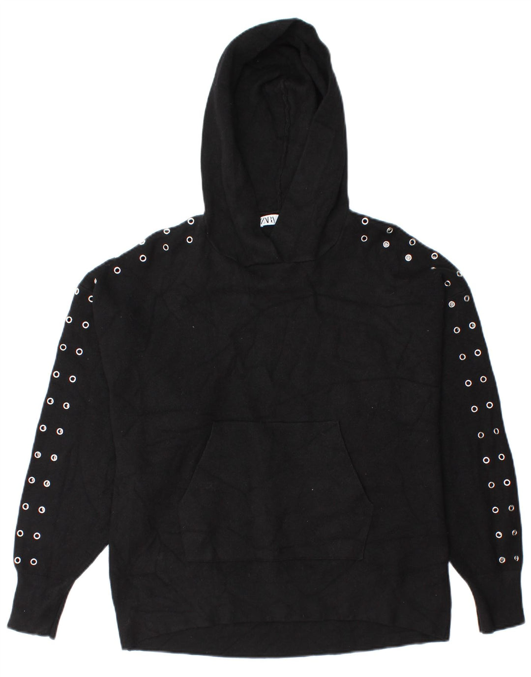 Damski sweter oversize Zara UK 10 Small, czarna wiskoza