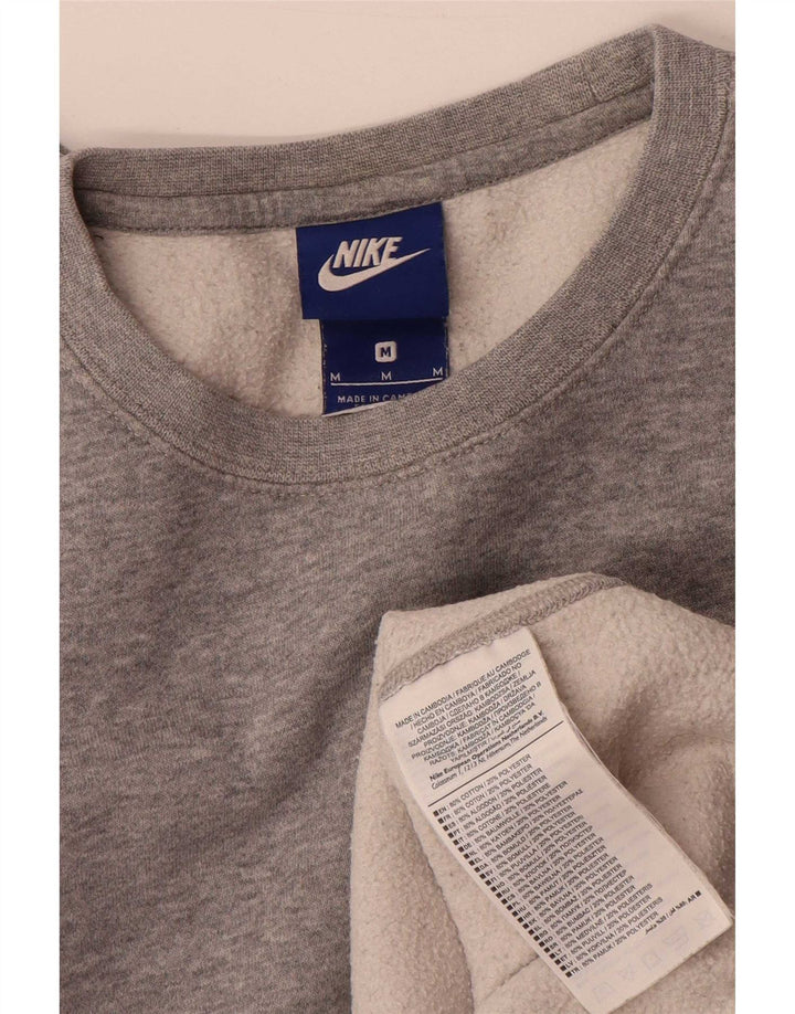 Męska bluza dresowa Nike, średnioszara, bawełniana