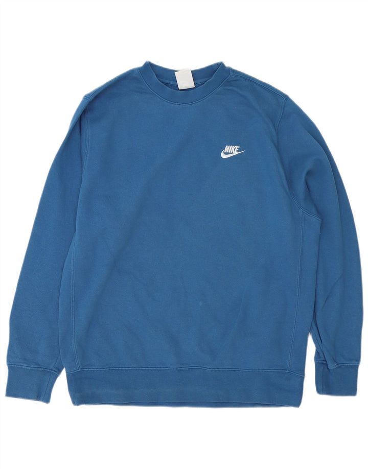 Bluza męska Nike, duża, niebieska, bawełniana