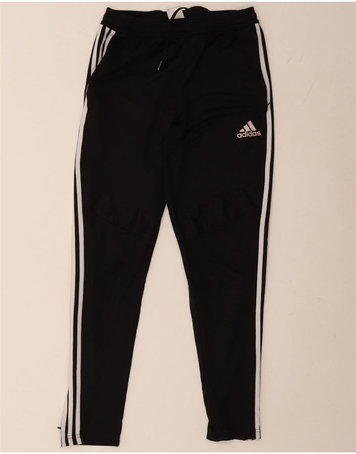 Męskie spodnie dresowe Adidas, średni czarny poliester