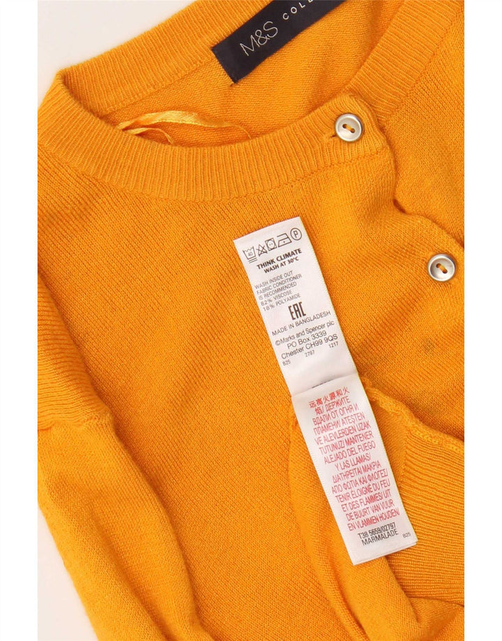 Sweter damski Marks & Spencer o regularnym kroju, UK 12, średni żółty