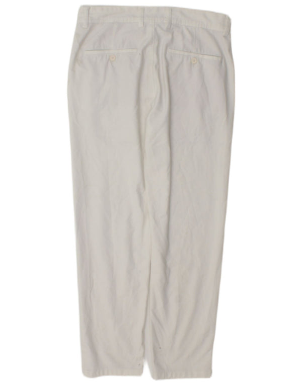 Męskie spodnie chino Zara EU 38 Small W30 L28 Biały poliester