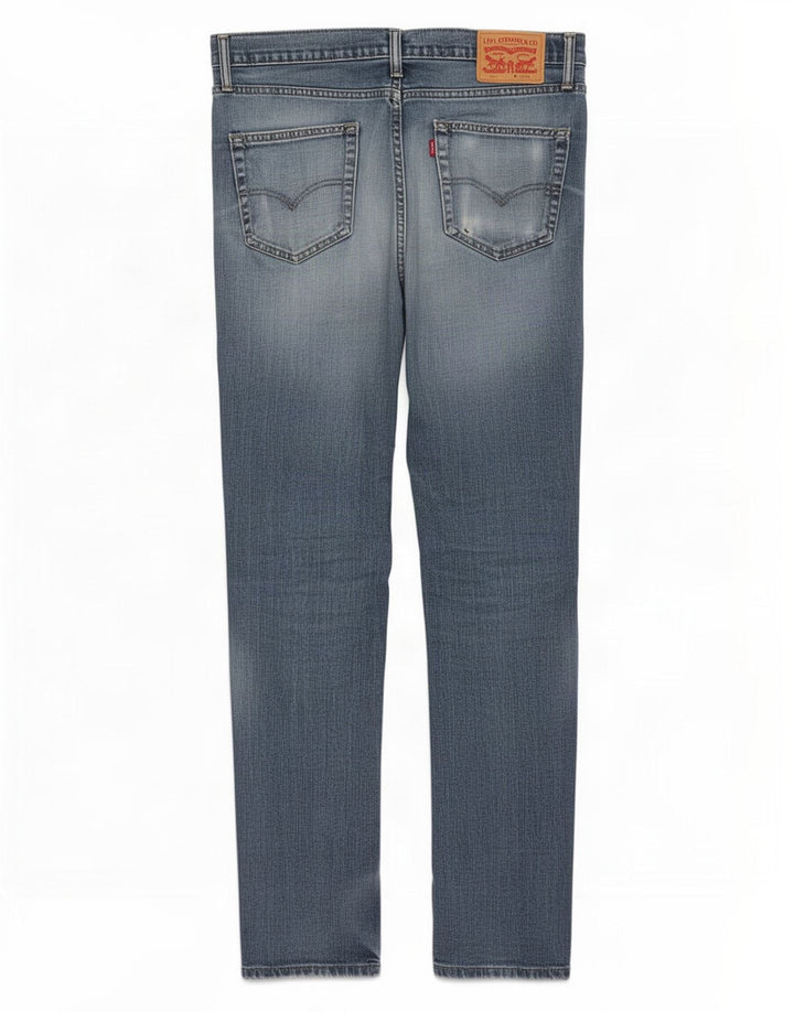 Męskie jeansy Levi's 511 Slim W33 L34 Niebieska bawełna