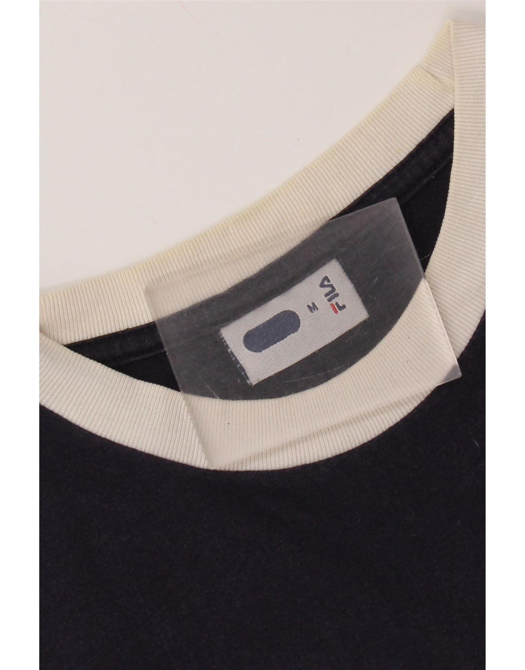 Męska koszulka z grafiką FILA, średnia, granatowa, bawełniana