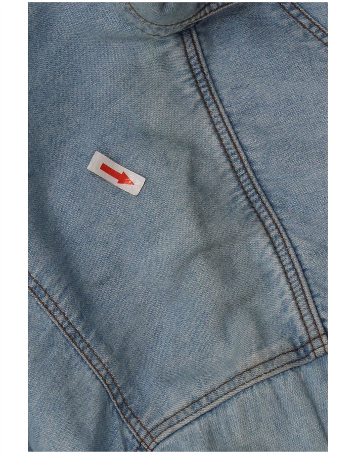 Męska koszula dżinsowa HOLIDAY, średnia niebieska, bawełniana