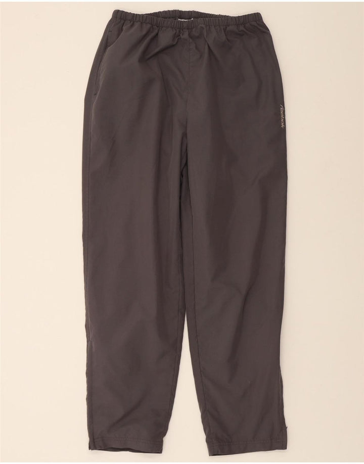 REEBOK Womens Tracksuit Trousers UK 14 Large Grey Polyester Vintage Reebok and Second-Hand Reebok from Messina Hembry 
