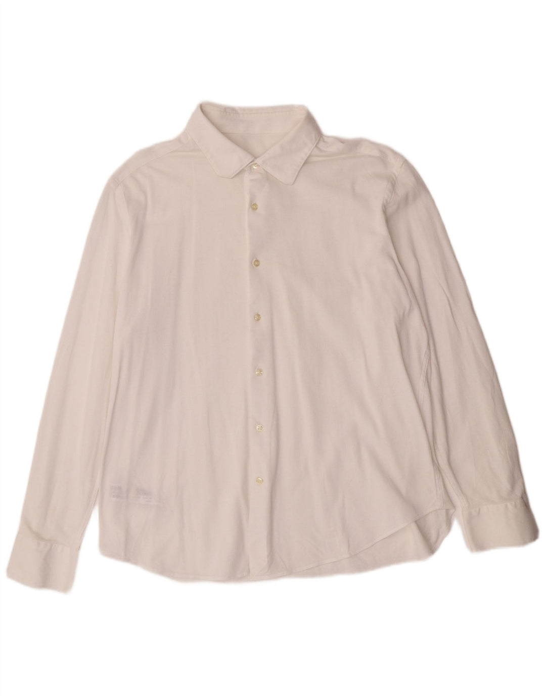 Koszula męska Massimo Dutti 2XL Biała bawełniana