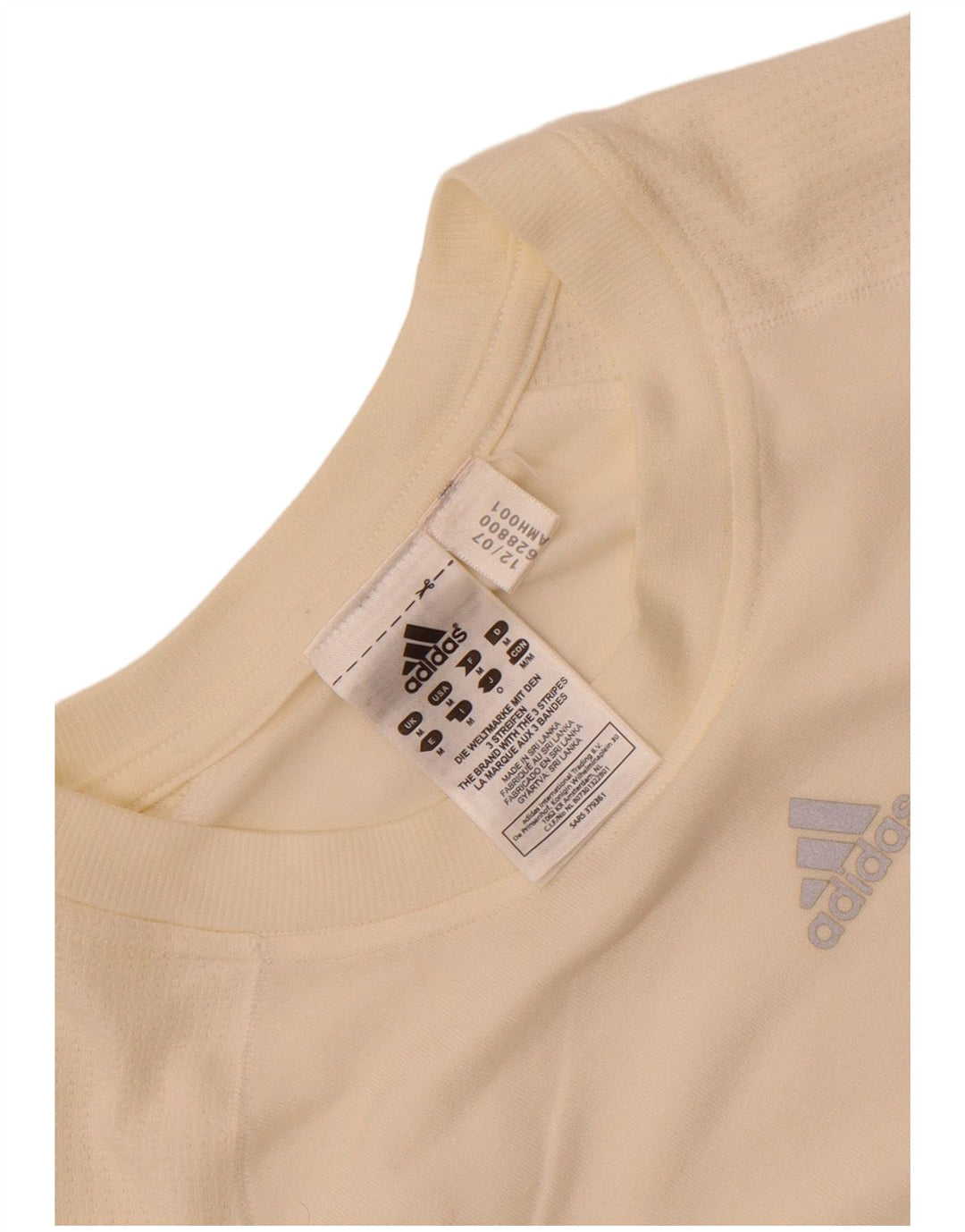 Adidas Męska koszulka Top Medium White Nylon