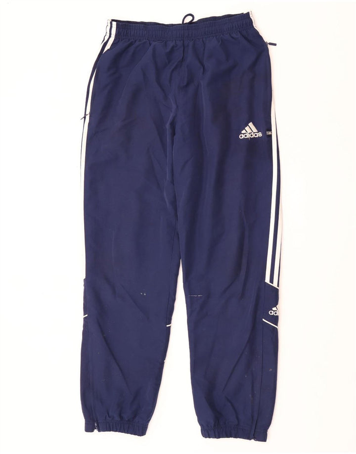 Adidas Męskie spodnie dresowe Joggery Średni granatowy poliester