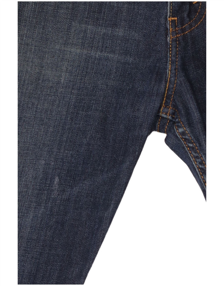 Damskie jeansy Levi's 513 Straight W31 L34 Niebieskie bawełniane