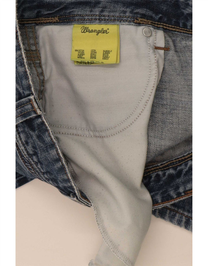 Męskie jeansy Wrangler Clyde Straight W36 L30 Niebieskie bawełniane