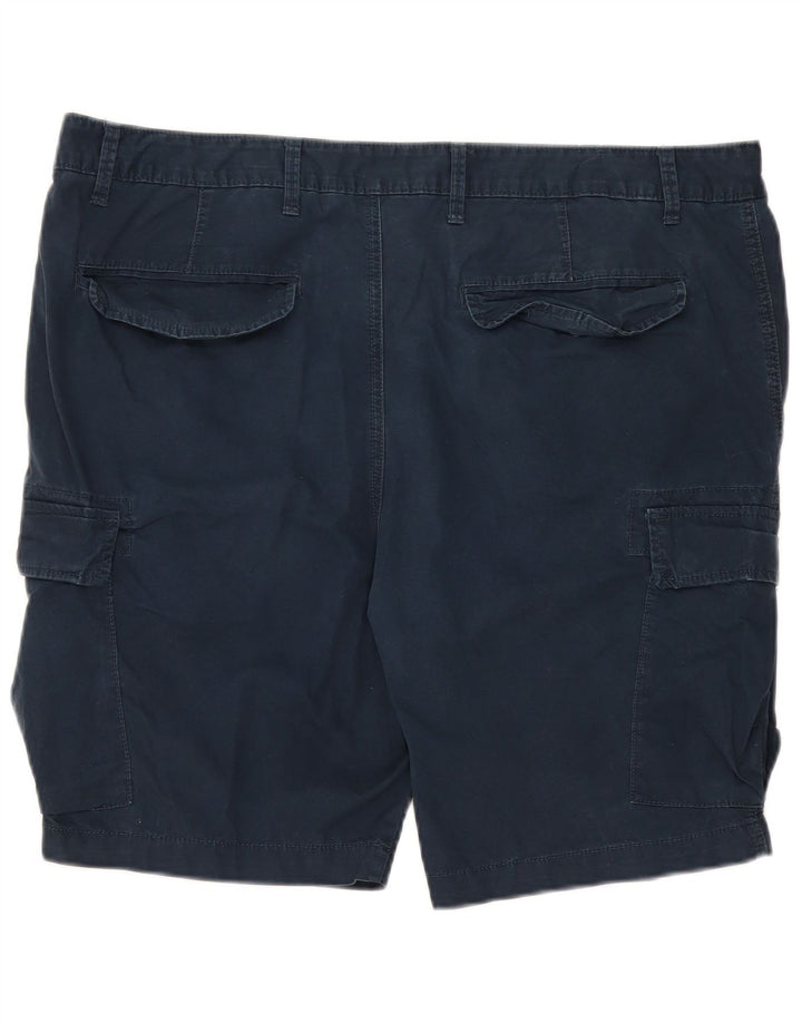 Męskie spodenki cargo MARKS & SPENCER W40 XL, granatowe, bawełniane