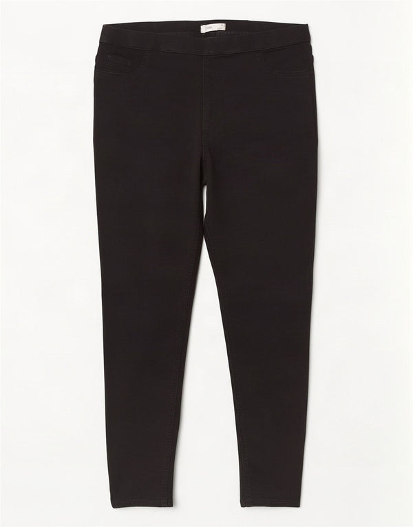Marks & Spencer Damskie jeansy Jegging z wysokim stanem UK 18 XL W36 L26 Czarne
