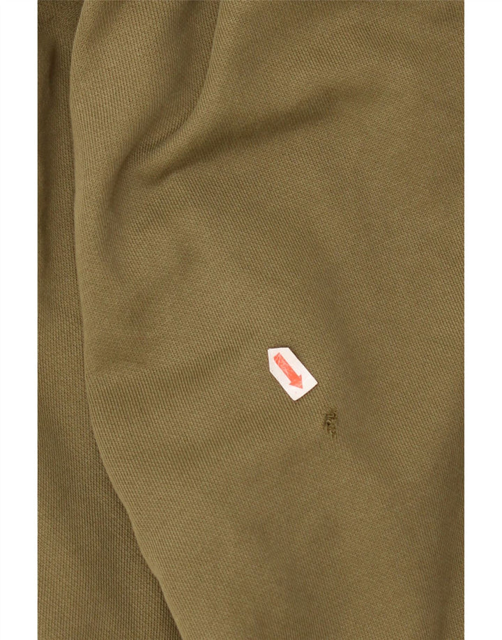 Męski dres Puma, średni khaki, bawełna z blokami kolorów