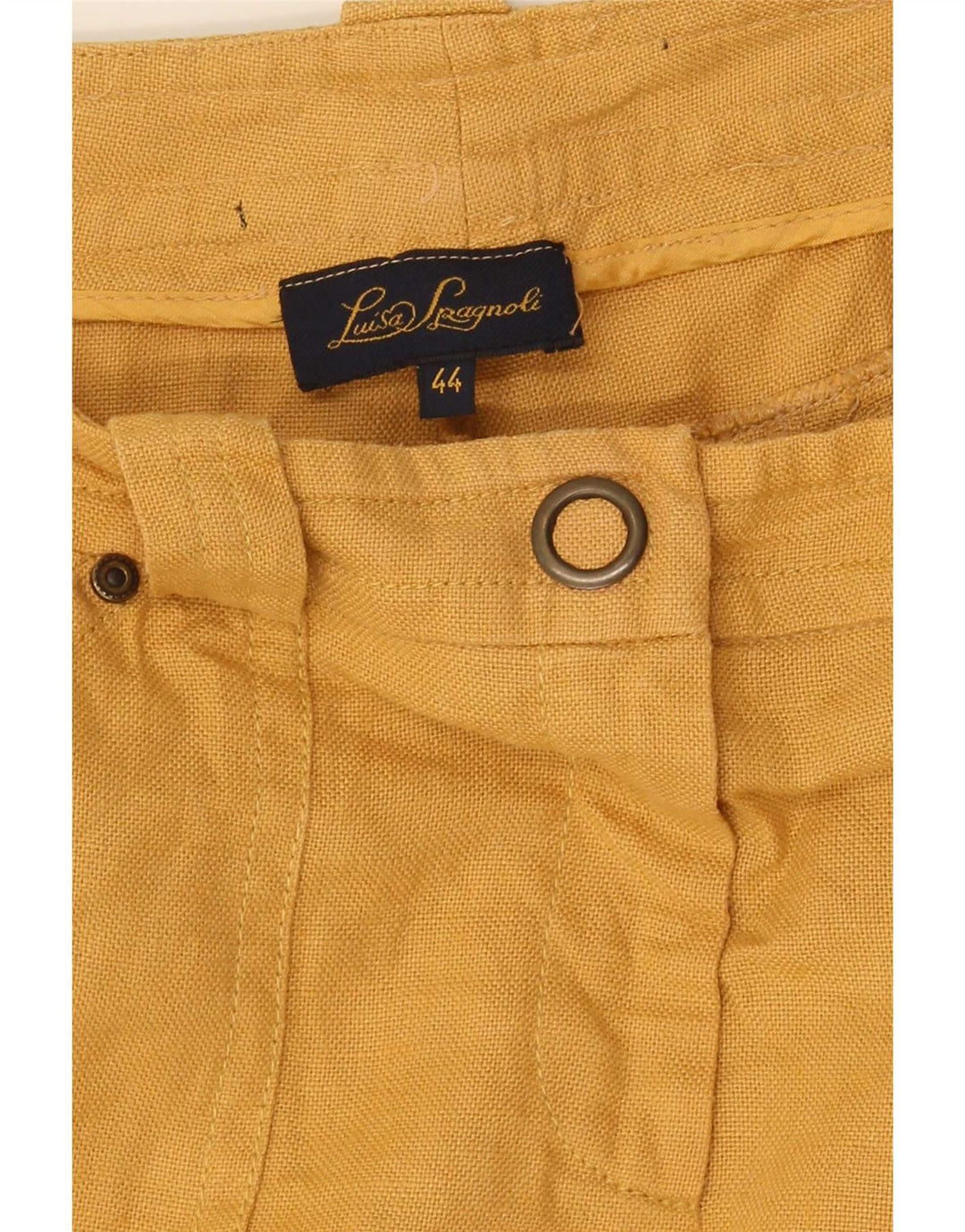Spodnie damskie Capri Luisa Spagnoli IT 44 Medium W34 L18 Beżowe