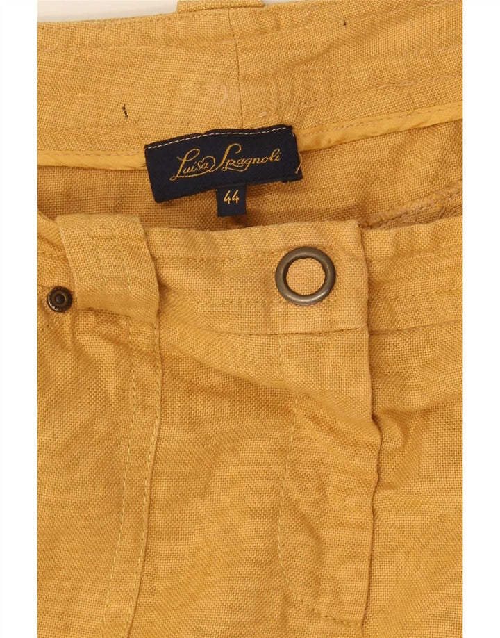 Spodnie damskie Capri Luisa Spagnoli IT 44 Medium W34 L18 Beżowe
