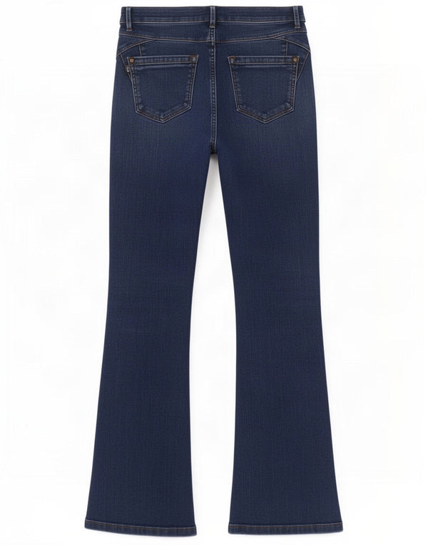 Jeansy damskie Marks & Spencer Slim Bootcut UK 8 Small W28 L28 Granatowe