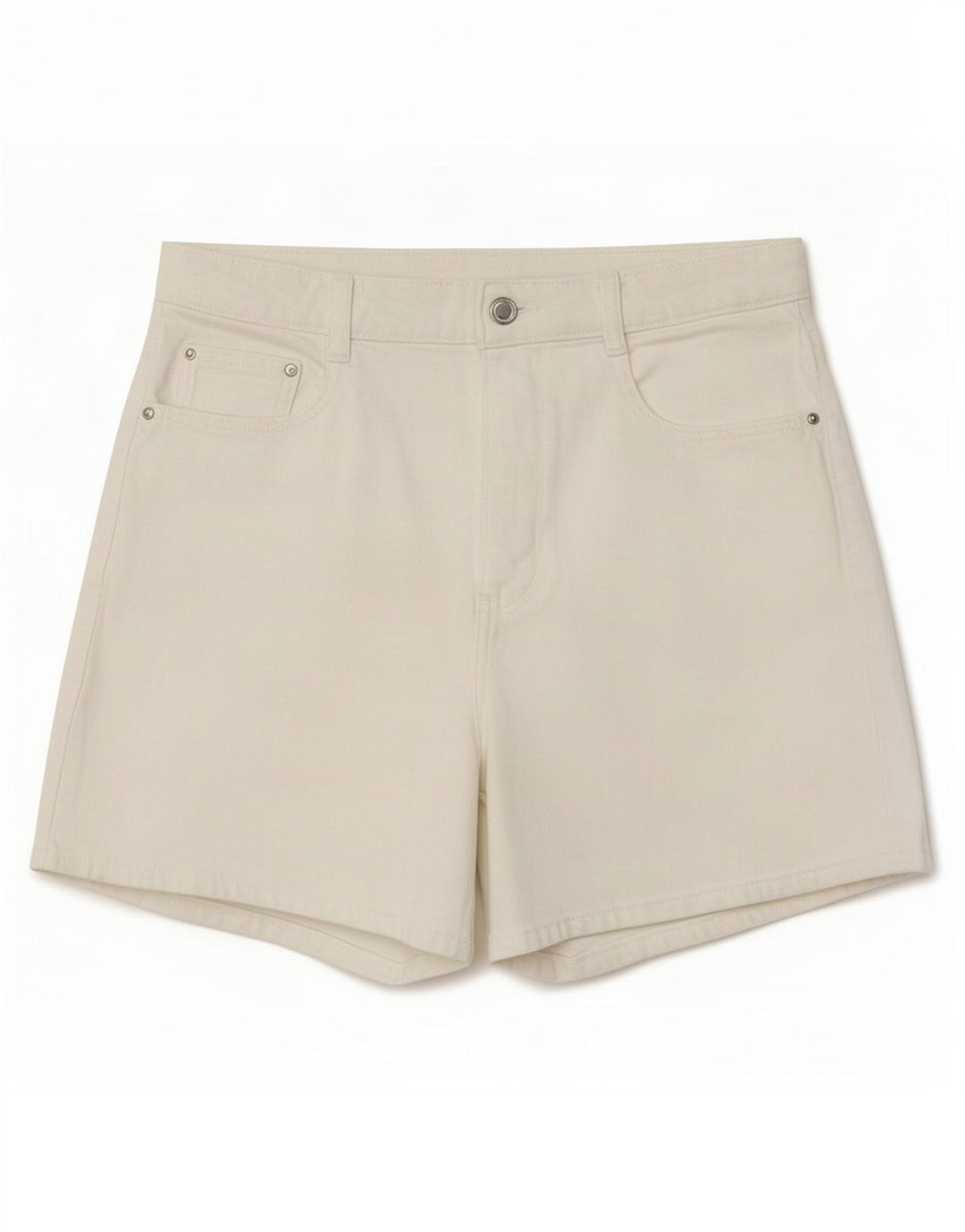 Damskie spodenki jeansowe Zara EU 40 Medium W30 białe