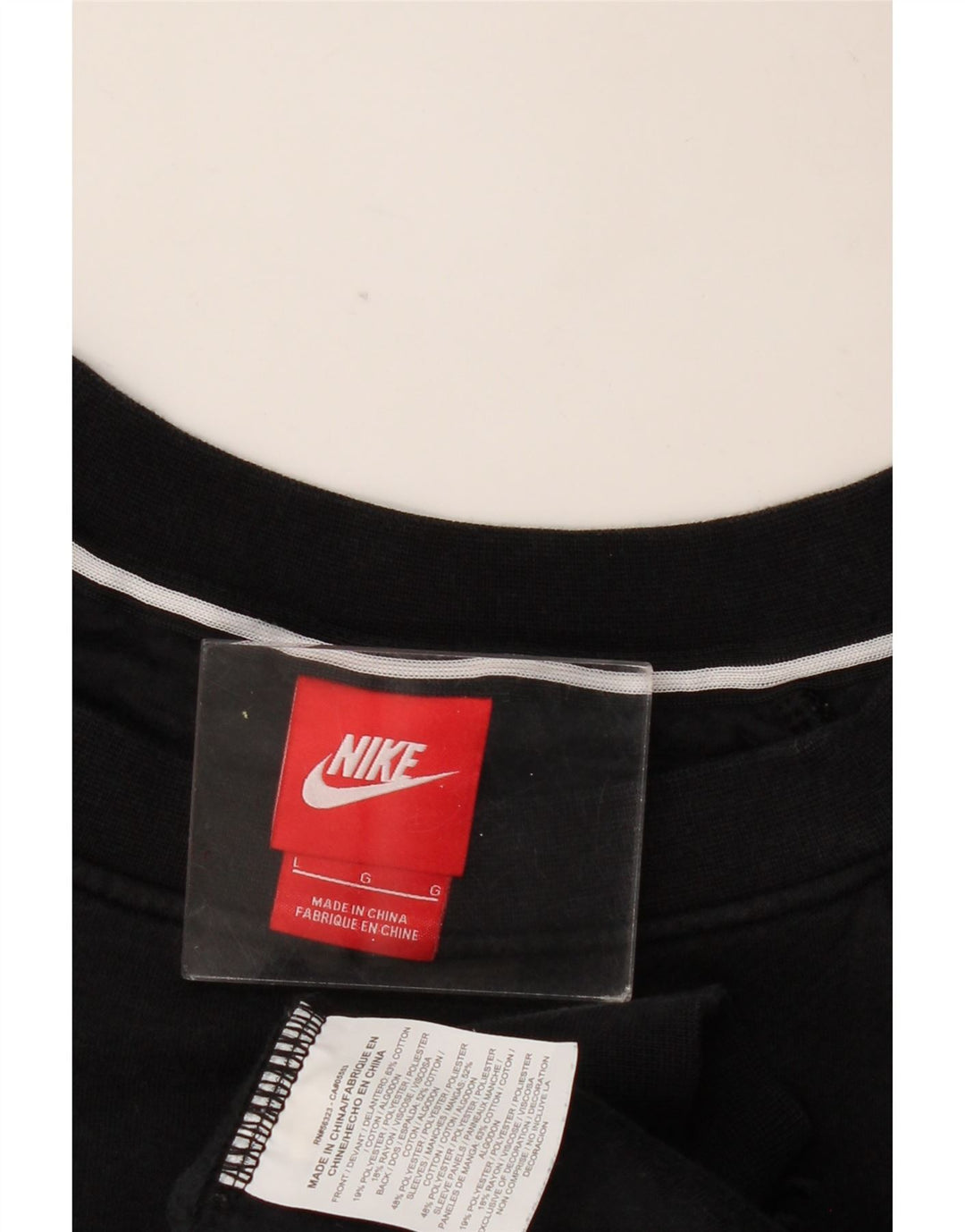 Damska bluza dresowa Nike, duża, czarna, bawełniana