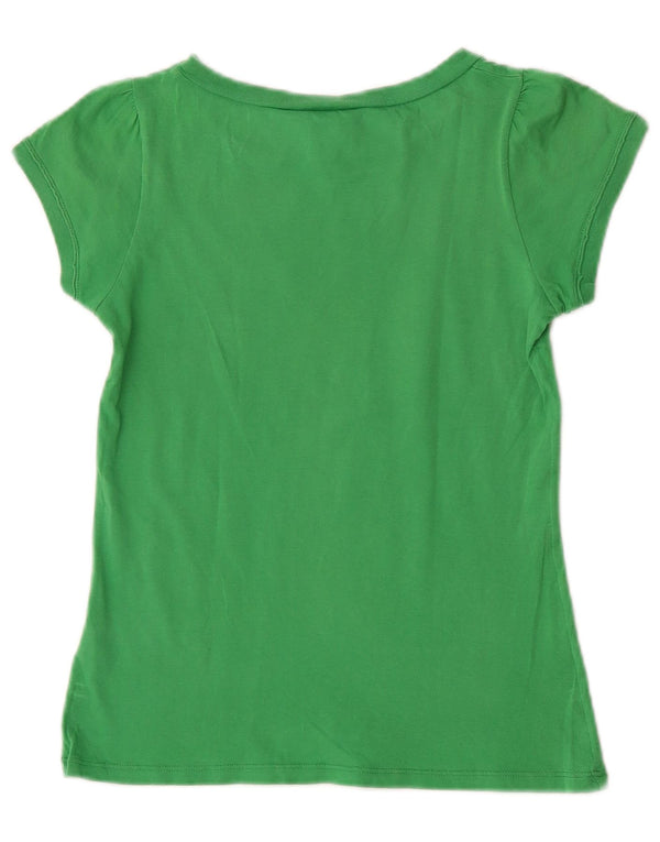 T-shirt dziewczęcy Benetton Peanuts Graphic Top 10-11 lat XL, zielony, bawełniany