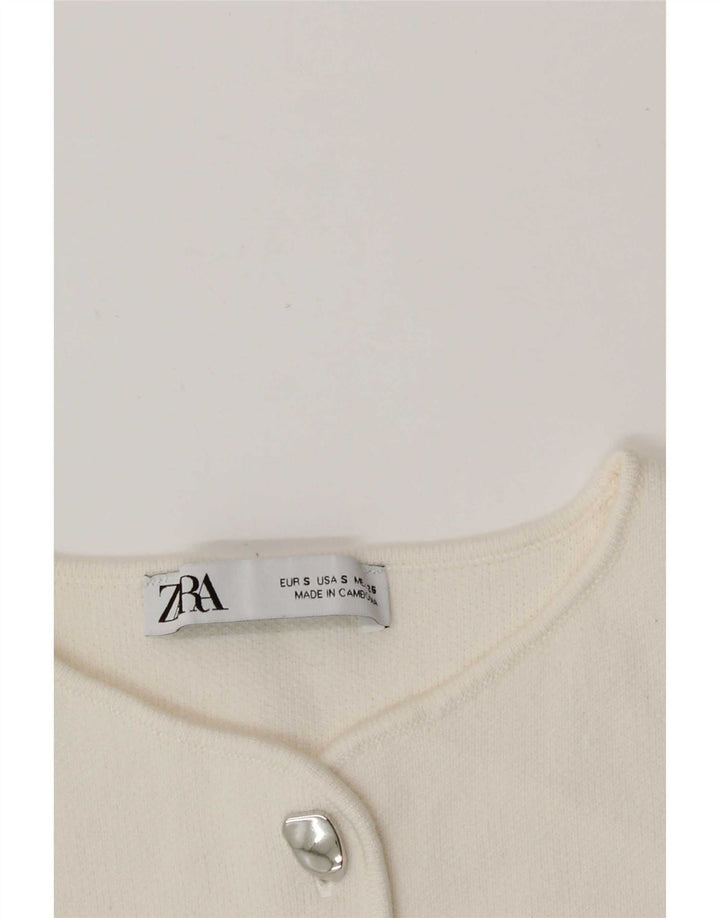 Kamizelka damska Zara UK 8 Small White