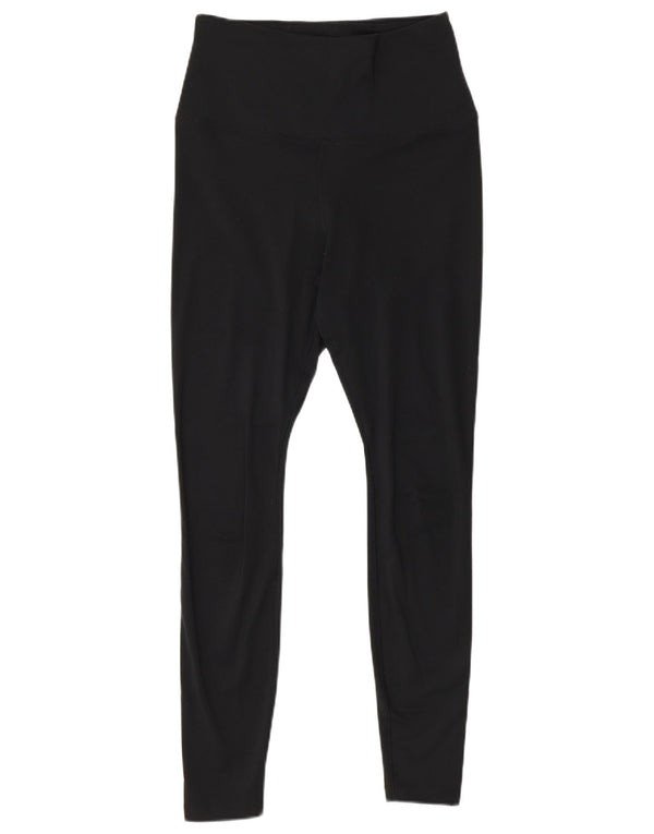 Damskie legginsy Nike Dri Fit UK 10, małe, czarne, poliestrowe
