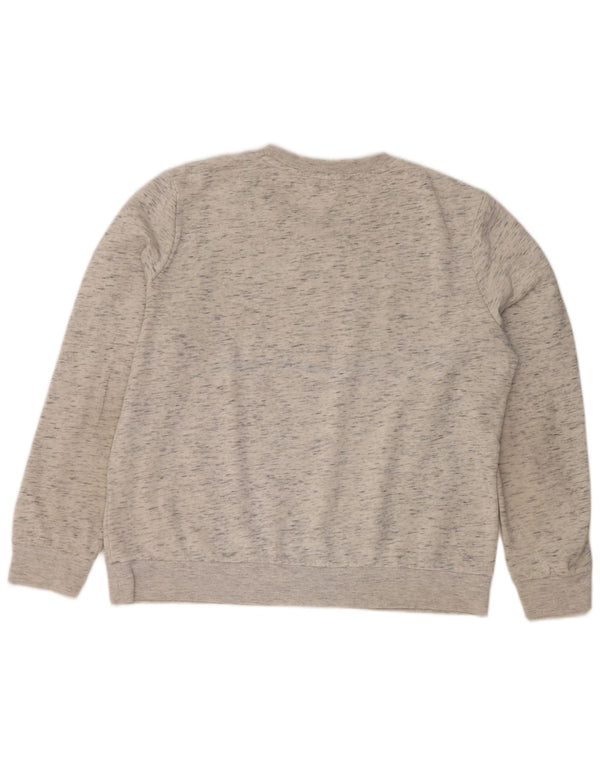 Damska bluza z grafiką Tommy Hilfiger UK 12, średnioszara, nakrapiana