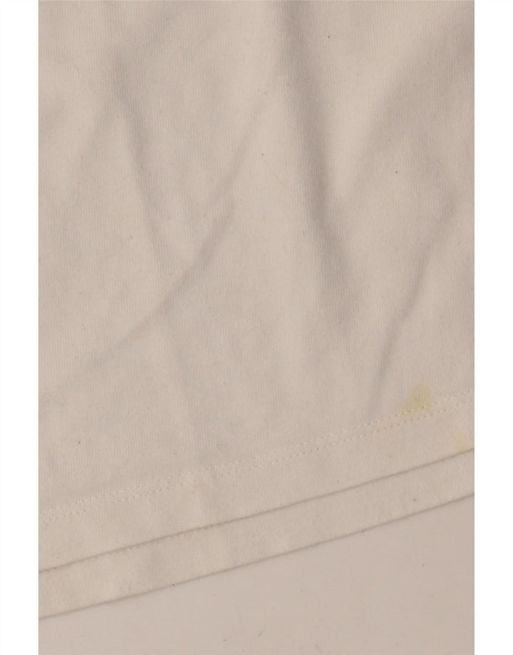 LEVI'S Mens Standard T-Shirt Top 2XL White Cotton Vintage Levi's and Second-Hand Levi's from Messina Hembry 