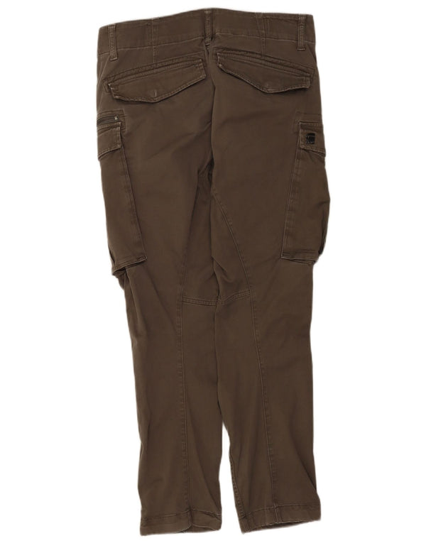 Męskie zwężane spodnie cargo G-Star W31 L30, bawełna khaki
