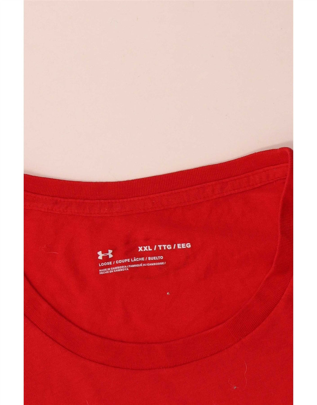 Koszulka męska Under Armour 2XL czerwona