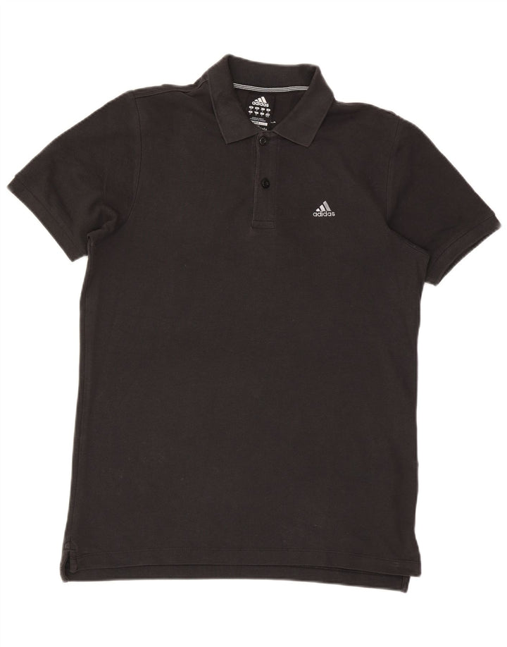 Męska koszulka polo Adidas Clima 365, średnia czarna, bawełniana