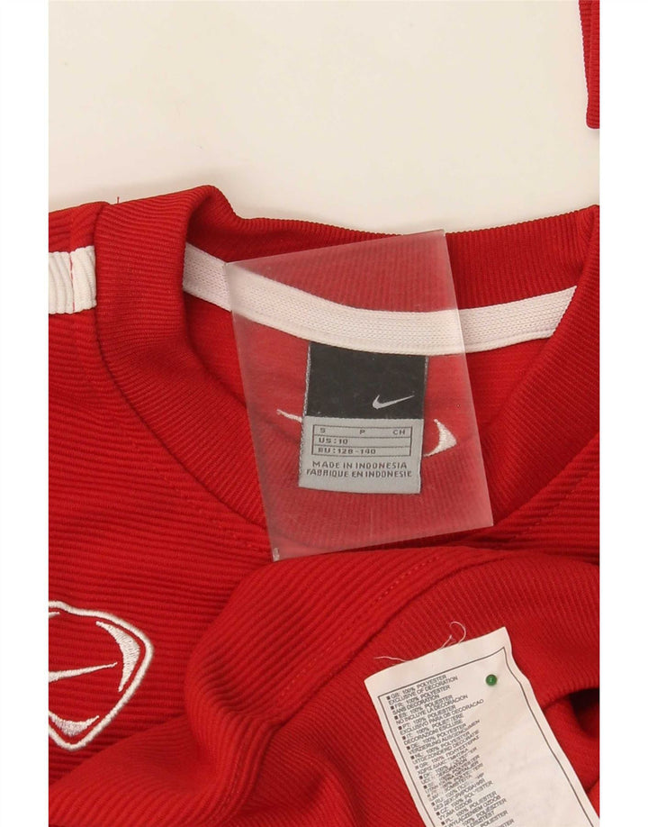 Bluza chłopięca Nike 9-10 lat, mała, czerwona, poliester