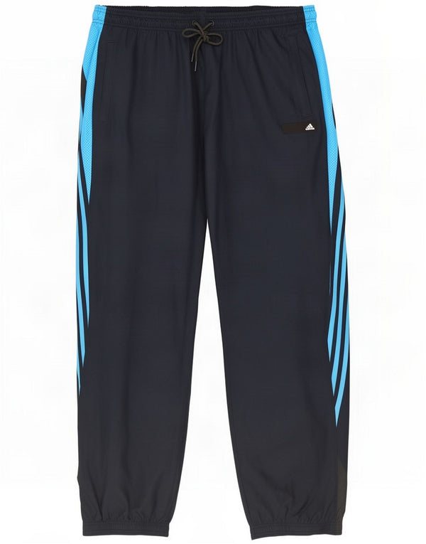 Męskie spodnie dresowe Adidas Joggery 2XL Granatowe Kolorowe bloki sportowe