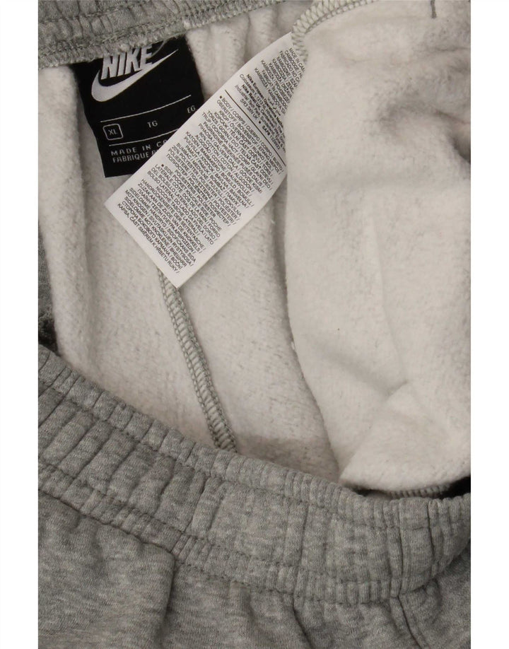 Męskie spodnie dresowe Nike XL, szare, bawełniane