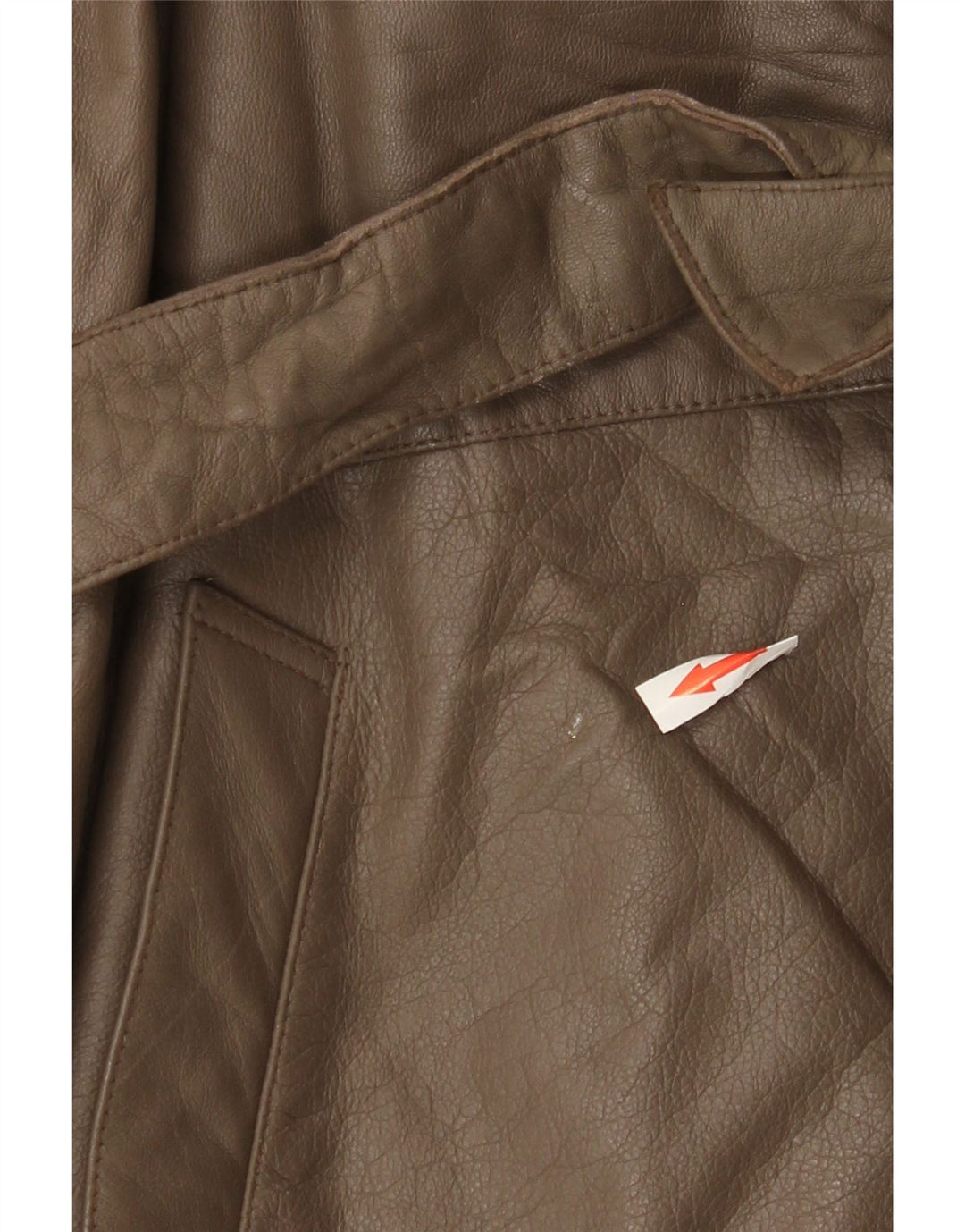 Vintage męska kurtka skórzana IT 56 3XL brązowa