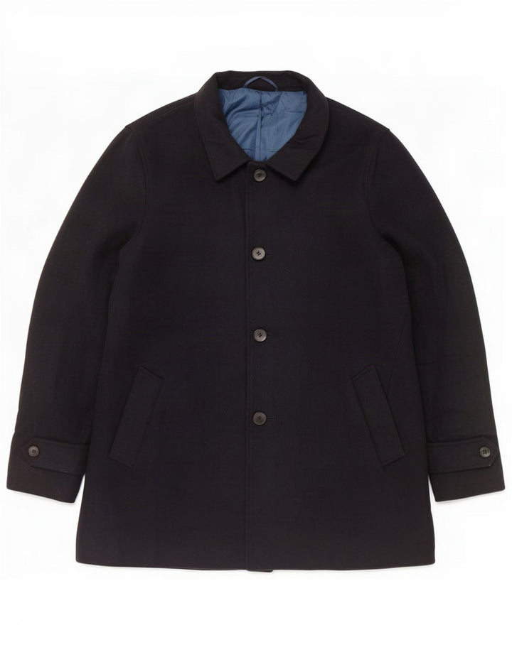 Marks & Spencer Płaszcz damski UK 20 2XL Granatowy poliester