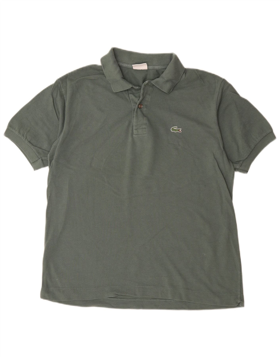 Męska koszulka polo Lacoste, rozmiar 4, średnia, zielona bawełna