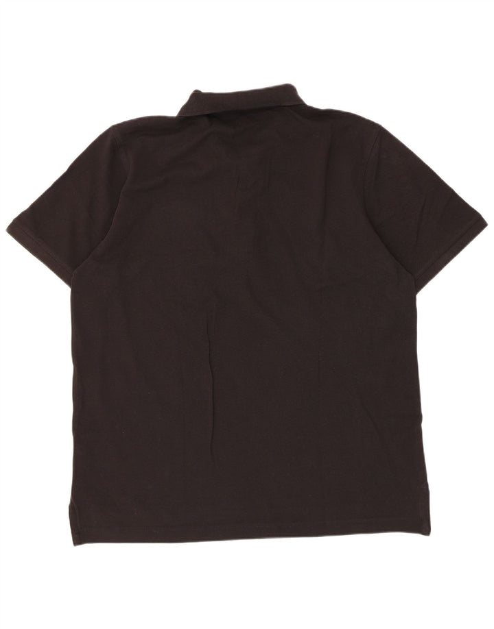 Męska koszulka polo Lotto 2XL Czarna, bawełniana