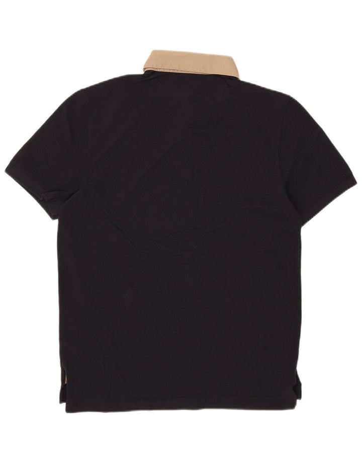 Męska koszulka polo Massimo Dutti EU 38, bawełna w kolorze średniego granatu