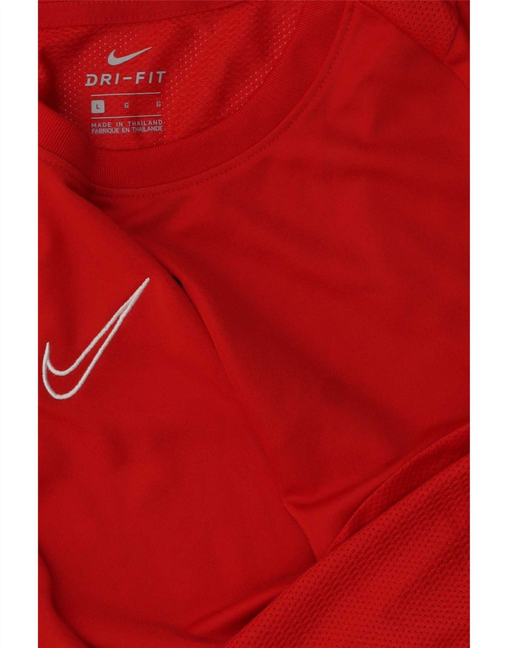 Męski T-shirt Nike Dri Fit, duży, czerwony