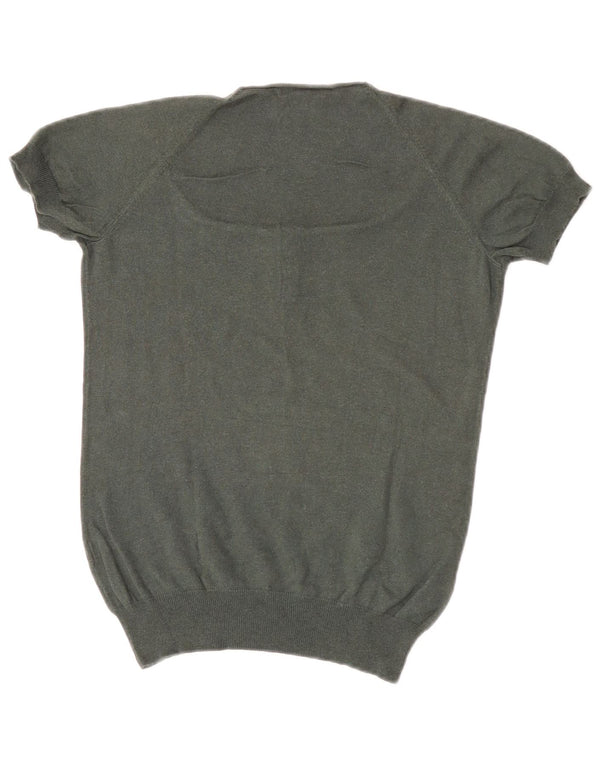 Sweter damski Massimo Dutti z dekoltem w łódkę, UK 10, mały khaki