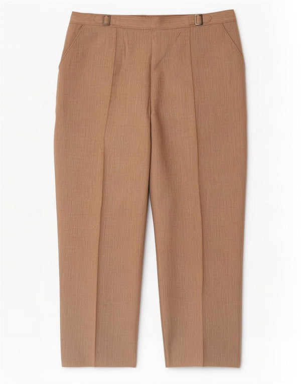 Spodnie damskie Marks & Spencer UK 14 Large W32 L24 Beżowy poliester