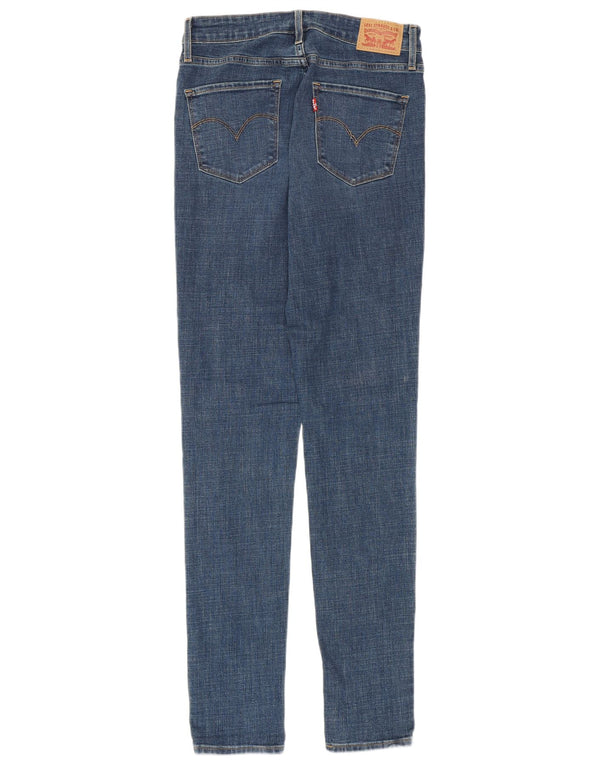 Damskie jeansy Levi's Skinny W28 L32 Niebieskie bawełniane