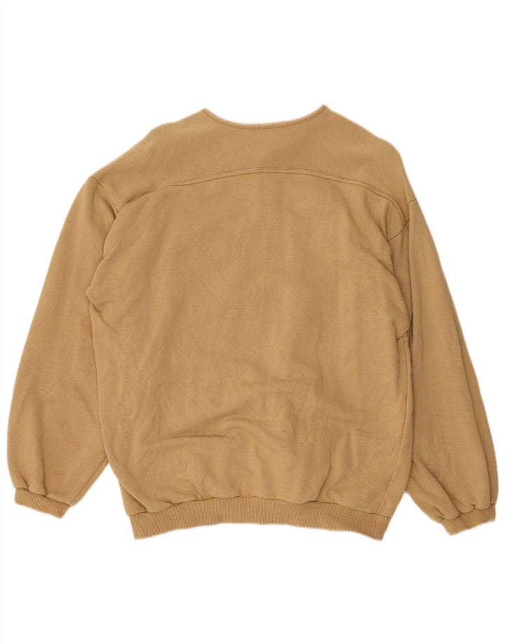 Sweter damski VINTAGE UK 16, duży, beżowy