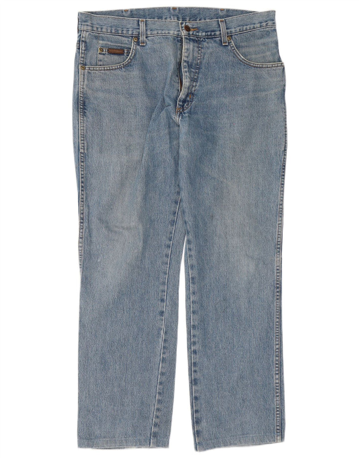 Męskie jeansy Wrangler Texas Straight W35 L29 Niebieskie, bawełniane