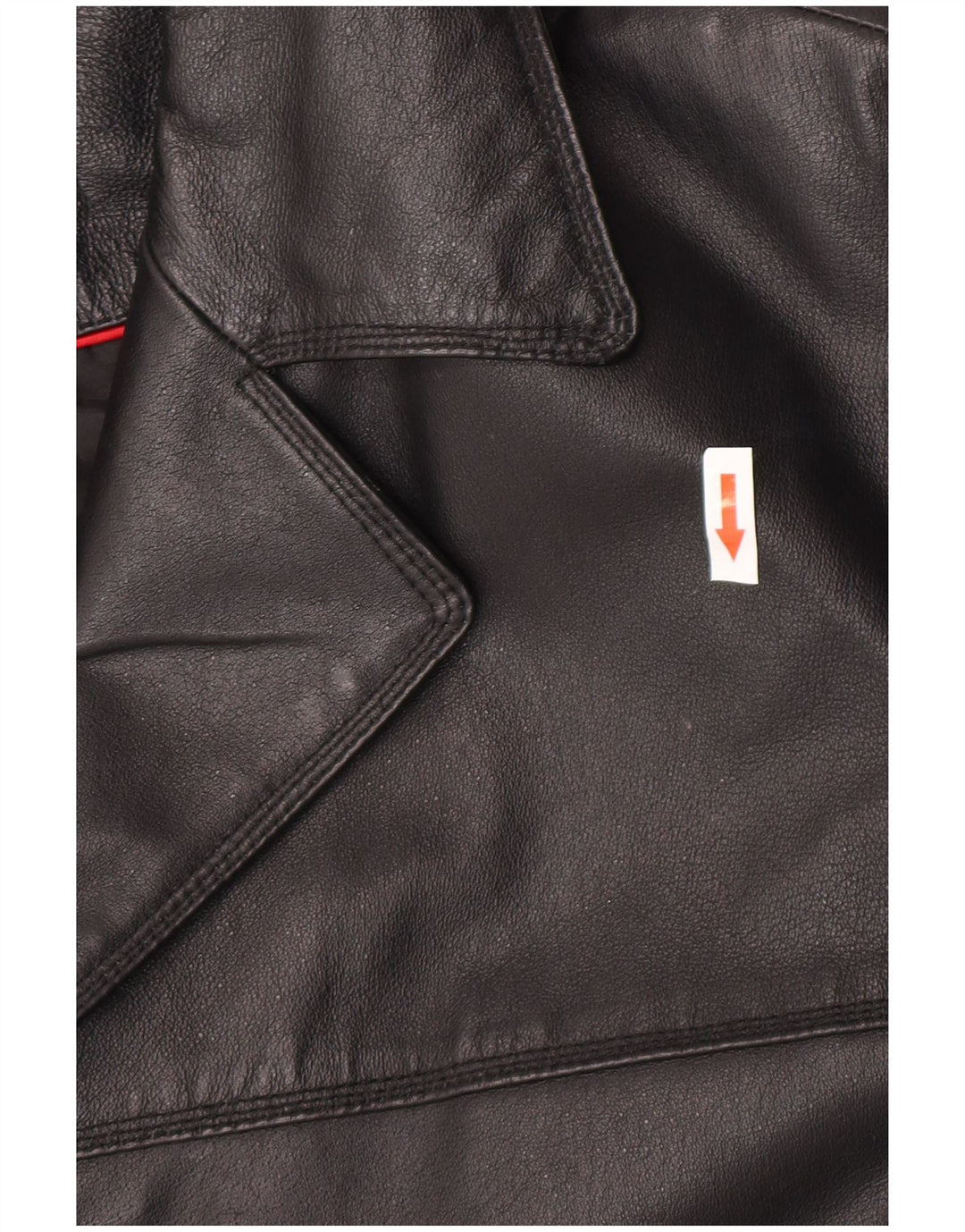 Vintage męska kurtka skórzana IT 52 XL czarna skóra