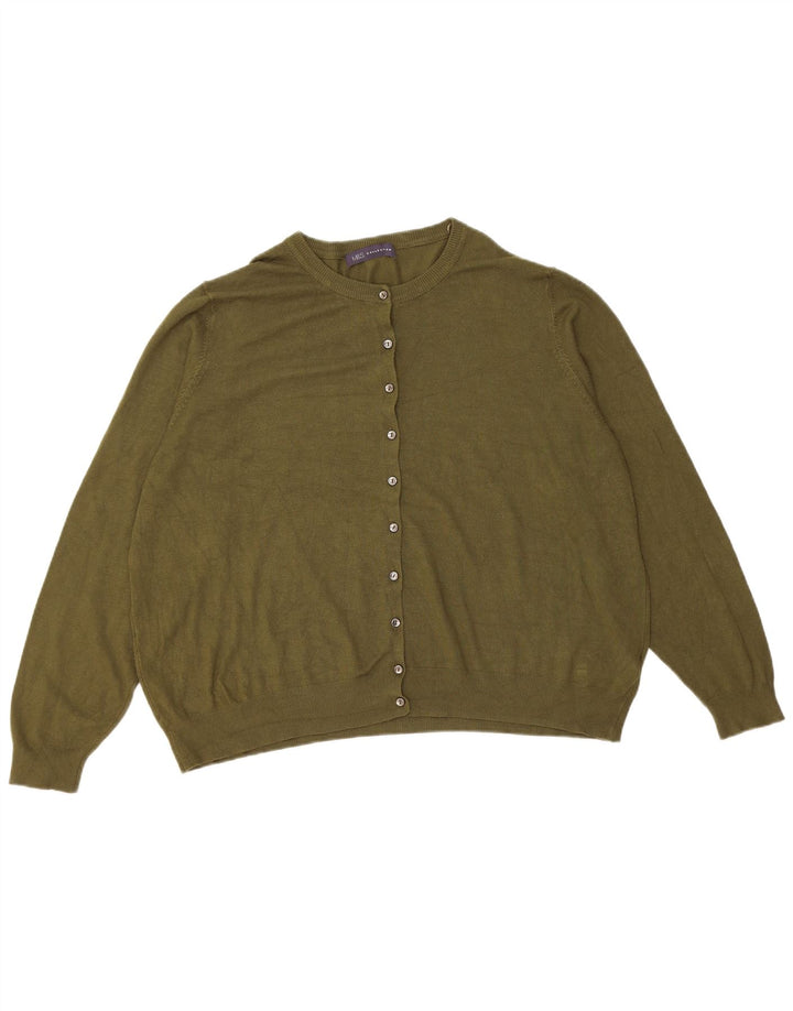 Sweter damski Marks & Spencer UK 22 3XL Khaki, wiskoza