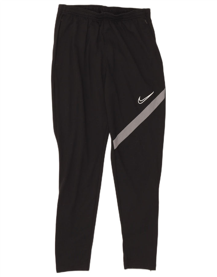 Męskie spodnie dresowe Nike Dri Fit, poliester w kolorze średniej czarnej kolorystyki