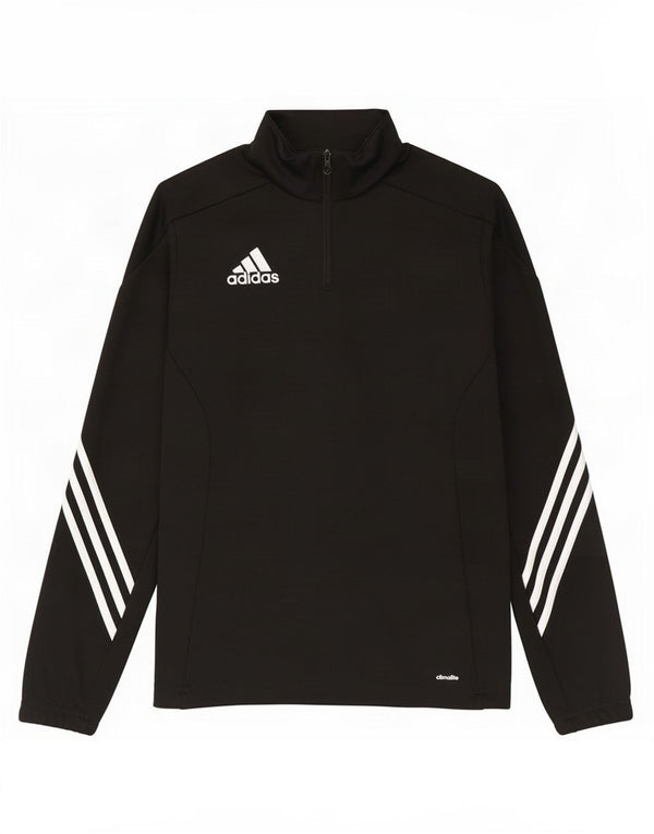 Chłopięcy dres Adidas Climalite Zip Neck Pullover Top 13-14 lat XL Czarny